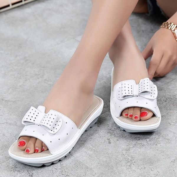 sandals home slippers women flat shoes casual summer outdoor leather slides ladies fashion bowknot, Black
sandals home slippers women flat shoes casual summer outdoor leather slides ladies fashion bowknot, Black