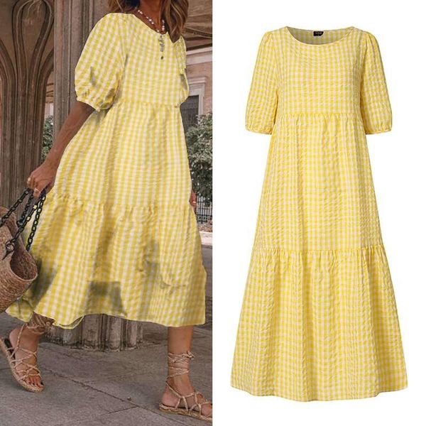 casual dresses loose holiday dress women plaid vintage puff sleeve midi vonda 2021 women's print bohemian robe plus size, Black;gray
casual dresses loose holiday dress women plaid vintage puff sleeve midi vonda 2021 women's print bohemian robe plus size, Black;gray
