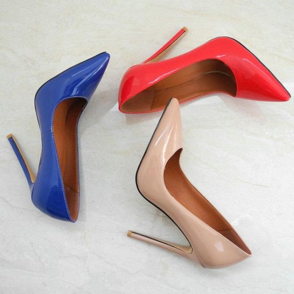 dress shoes zawsthia patent pu leather good quality woman's pumps office lady red blue pointed toe women stilettos big size 34-43, Black
dress shoes zawsthia patent pu leather good quality woman's pumps office lady red blue pointed toe women stilettos big size 34-43, Black