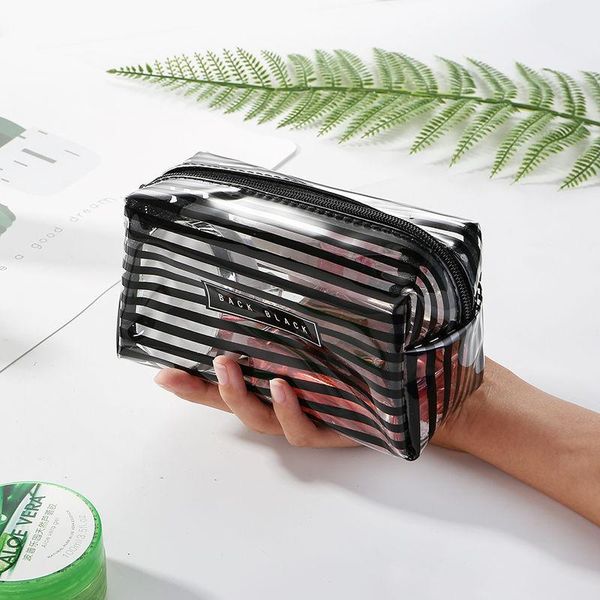cosmetic bags & cases transparent pvc makeup bag women stripe wash travel organizer storage clear waterproof 2021
cosmetic bags & cases transparent pvc makeup bag women stripe wash travel organizer storage clear waterproof 2021