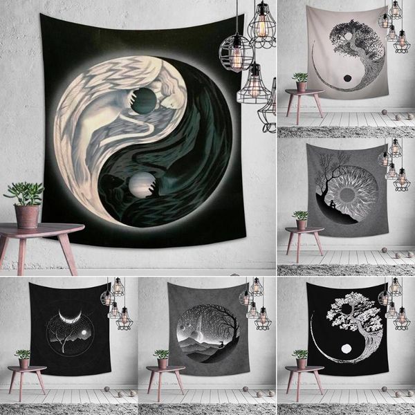tapestries black white yin yang style home wall decorative tapestry living room bedroom elegant rectangle hanging painting
tapestries black white yin yang style home wall decorative tapestry living room bedroom elegant rectangle hanging painting