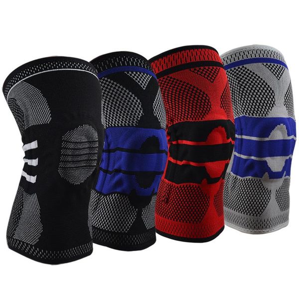 sports knee pads silicone anti-collision spring support basketball riding running fitness outdoor protective gear elbow &, Black;gray 
sports knee pads silicone anti-collision spring support basketball riding running fitness outdoor protective gear elbow &, Black;gray