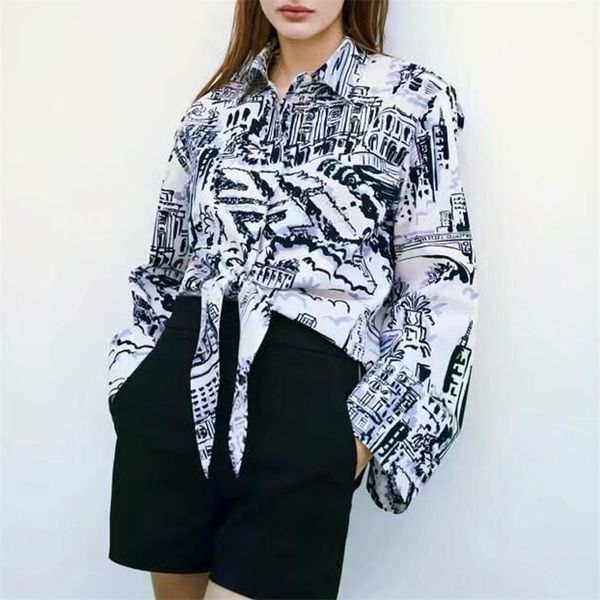 women vintage summer za blouses shirts long sleeve turn-down collar print female elegant bow tie tunic blusas 210513, White
women vintage summer za blouses shirts long sleeve turn-down collar print female elegant bow tie tunic blusas 210513, White