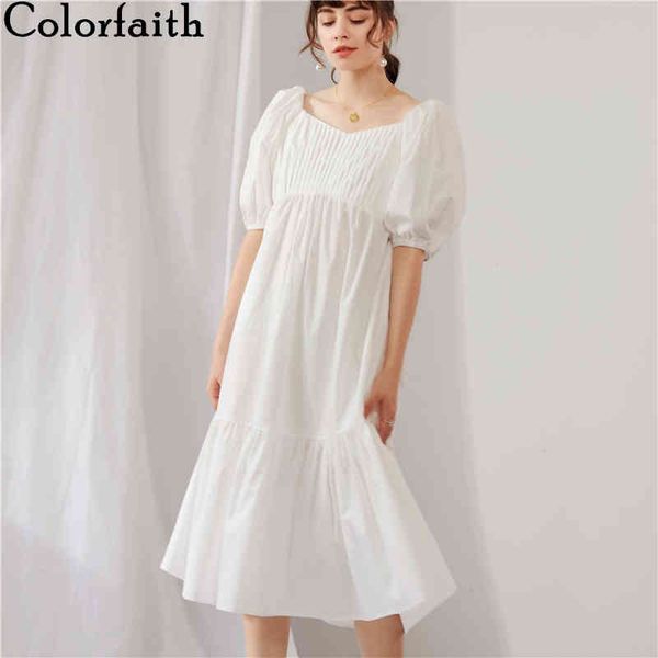 colorfaith new women summer dresses 4 colors high waist casual square collar puff sleeve pleated loose long dress dr1055 210413, Black;gray
colorfaith new women summer dresses 4 colors high waist casual square collar puff sleeve pleated loose long dress dr1055 210413, Black;gray