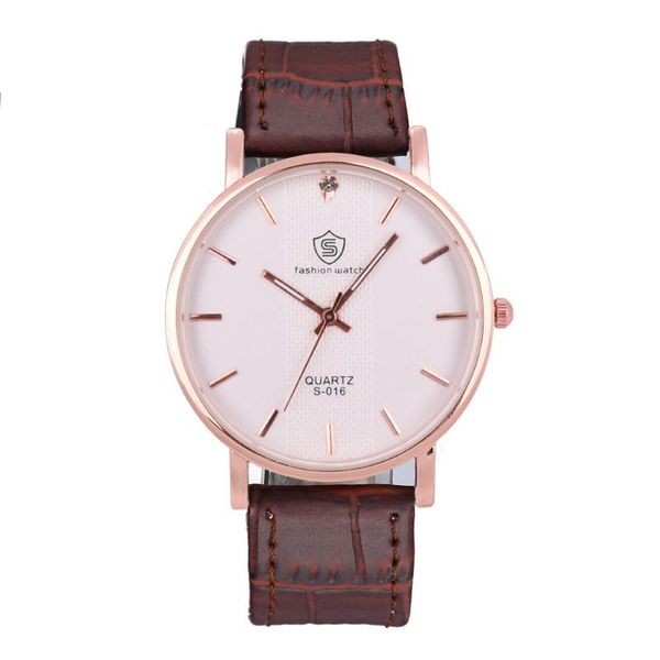 wristwatches factory direct men's business fashion simple scale quartz watches casual diamond style, Slivery;brown
wristwatches factory direct men's business fashion simple scale quartz watches casual diamond style, Slivery;brown