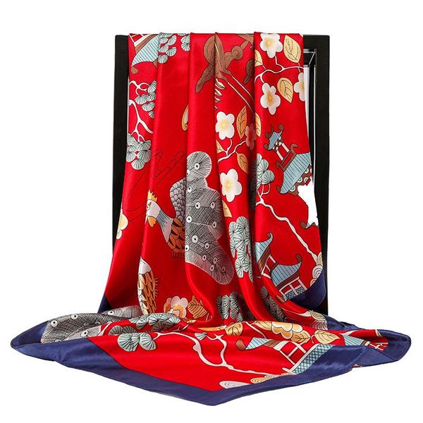 scarves 2021 female 90x90cm silk scarf sunscreen square headcloth fashion high-grade kerchief summer print bandana large shawl, Blue;gray
scarves 2021 female 90x90cm silk scarf sunscreen square headcloth fashion high-grade kerchief summer print bandana large shawl, Blue;gray