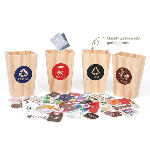 wooden mini trash cans rubbish classification cards home garbage sorting game props early education teaching tools
wooden mini trash cans rubbish classification cards home garbage sorting game props early education teaching tools