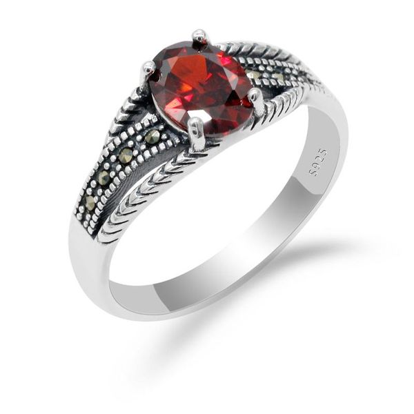 cluster rings 925 sterling silver red cubic zircon ring for women mosaic stone do old style vintage delicate ladies fashion jewelry, Golden;silver 
cluster rings 925 sterling silver red cubic zircon ring for women mosaic stone do old style vintage delicate ladies fashion jewelry, Golden;silver