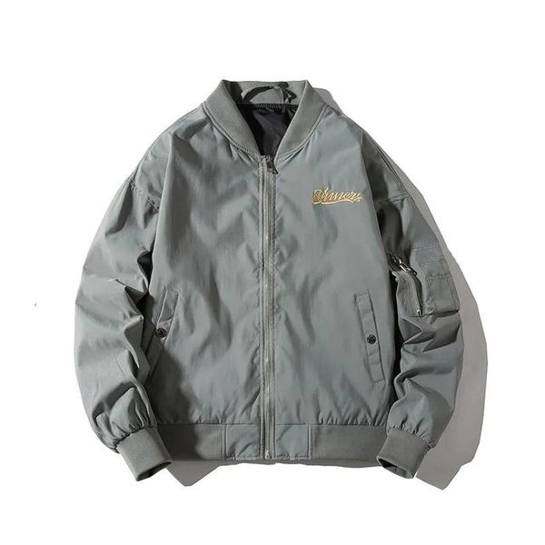 men's jackets spring autumn jacket embroidery loose ins baseball uniform coat lovers pilot bomber streetwear, Black;brown
men's jackets spring autumn jacket embroidery loose ins baseball uniform coat lovers pilot bomber streetwear, Black;brown