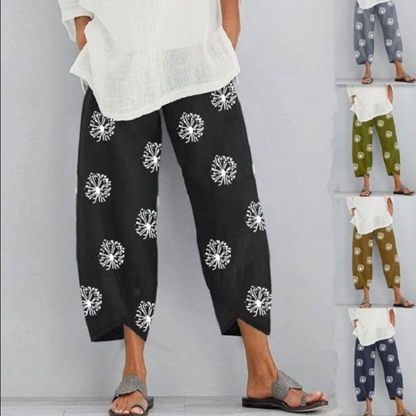 women's pants & capris women vintage harem floral print elastic waist plus size loose trousers cotton linen wide leg summer, Black;white
women's pants & capris women vintage harem floral print elastic waist plus size loose trousers cotton linen wide leg summer, Black;white