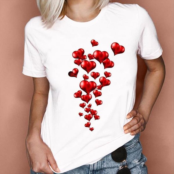 graphic fashion short sleeve women t shirt sweet love valentine spring summer clothes tees print female, White
graphic fashion short sleeve women t shirt sweet love valentine spring summer clothes tees print female, White