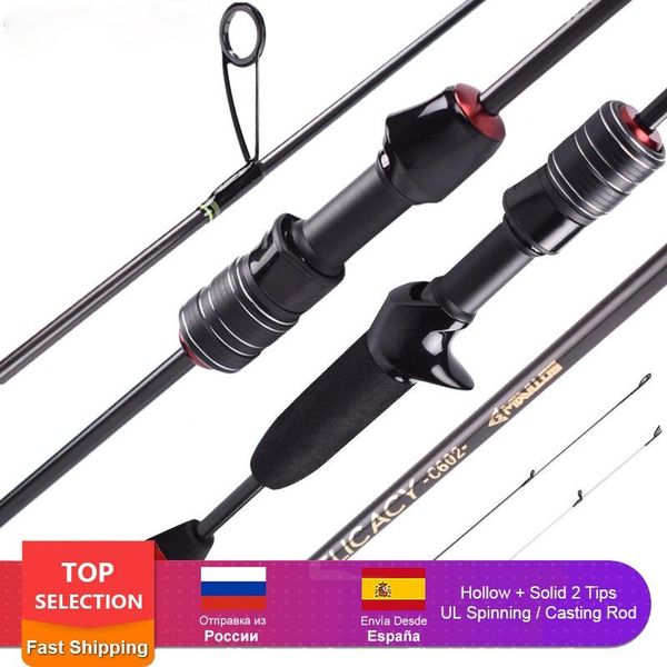 boat fishing rods delicacy l.w 0.6-8g ul rod casting spinning ultralight carbon fiber hollow + solid 2 tips bait
boat fishing rods delicacy l.w 0.6-8g ul rod casting spinning ultralight carbon fiber hollow + solid 2 tips bait