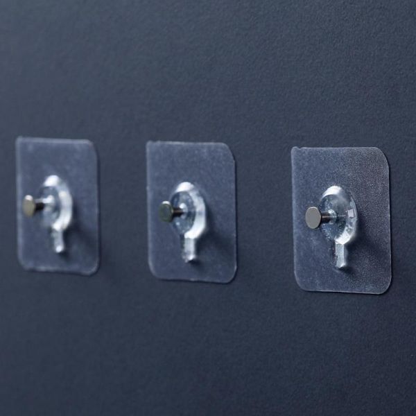 hooks & rails 6pcs pvc strong adhesive nails wall poster seamless hook waterproof durable transparent kitchen bathroom screw hanger
hooks & rails 6pcs pvc strong adhesive nails wall poster seamless hook waterproof durable transparent kitchen bathroom screw hanger