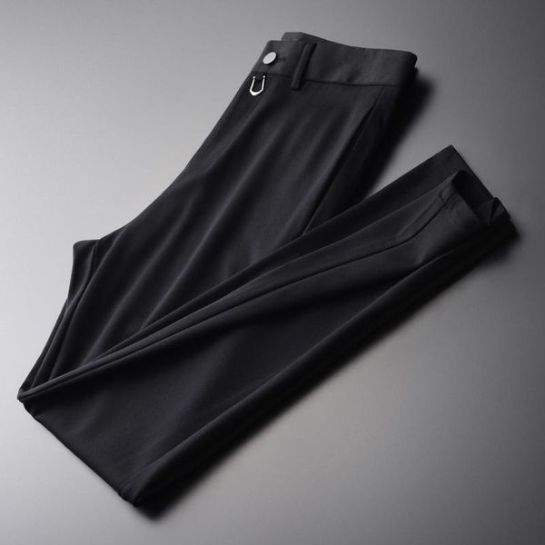 summer black male pants luxury solid color casual thin men's trousers fashion slim fit elasticity man size 36
summer black male pants luxury solid color casual thin men's trousers fashion slim fit elasticity man size 36