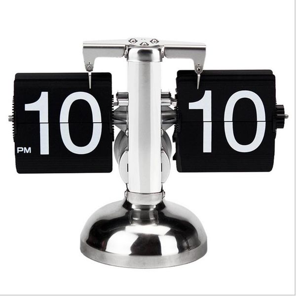 desk & table clocks retro style flip shelf clock classic mechanical digital display battery powered - home office decor
desk & table clocks retro style flip shelf clock classic mechanical digital display battery powered - home office decor