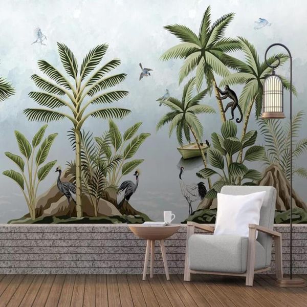 wallpapers drop custom po wallpaper 3d powder hand-painted tropical rainforest landscape wall decoration mural 
wallpapers drop custom po wallpaper 3d powder hand-painted tropical rainforest landscape wall decoration mural