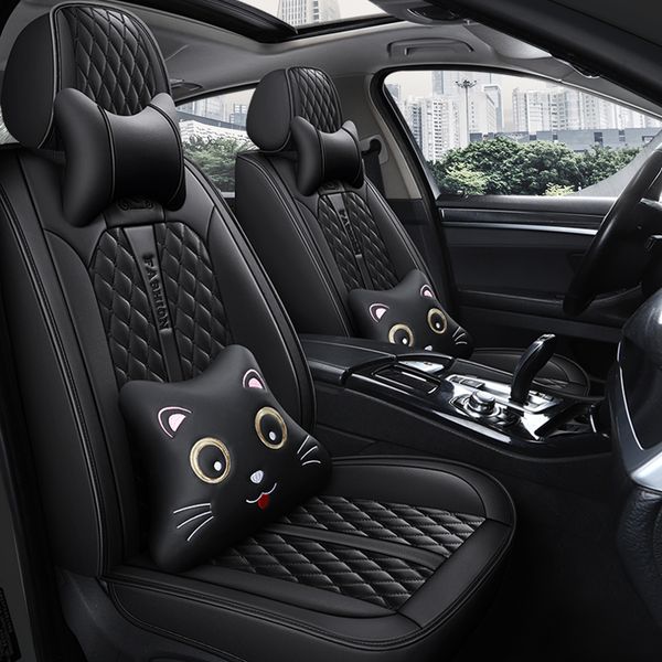 car accessory seat cover for sedan suv durable leather universal five seats set cushion including front and rear covers full covered gray de
car accessory seat cover for sedan suv durable leather universal five seats set cushion including front and rear covers full covered gray de