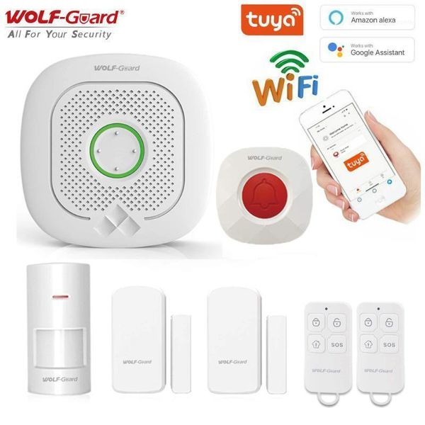 wolf-guard smart life / tuya wifi home burglar alarm system 433mhz wireless siren doorbell detector alexa google app control11
wolf-guard smart life / tuya wifi home burglar alarm system 433mhz wireless siren doorbell detector alexa google app control11