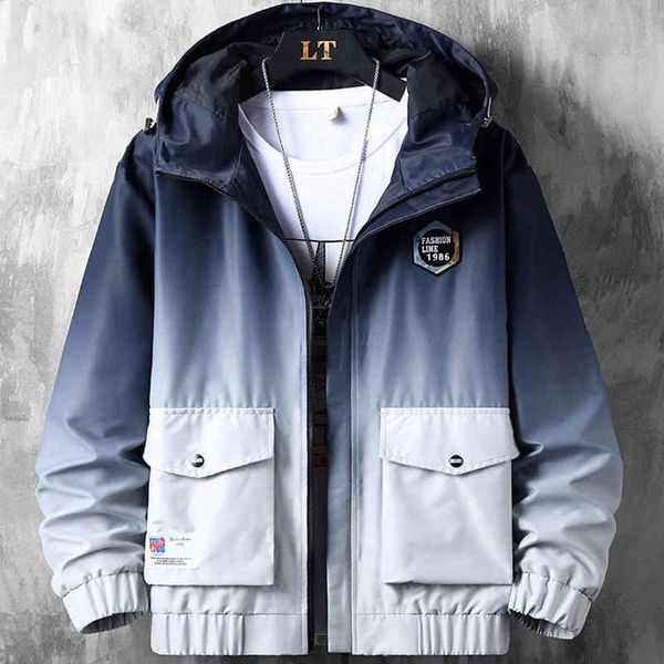 jackets 2021 spring autumn gradient color men's hooded casual jacket plus size loose coat man windbreaker jackets 8xl, Black;brown
jackets 2021 spring autumn gradient color men's hooded casual jacket plus size loose coat man windbreaker jackets 8xl, Black;brown