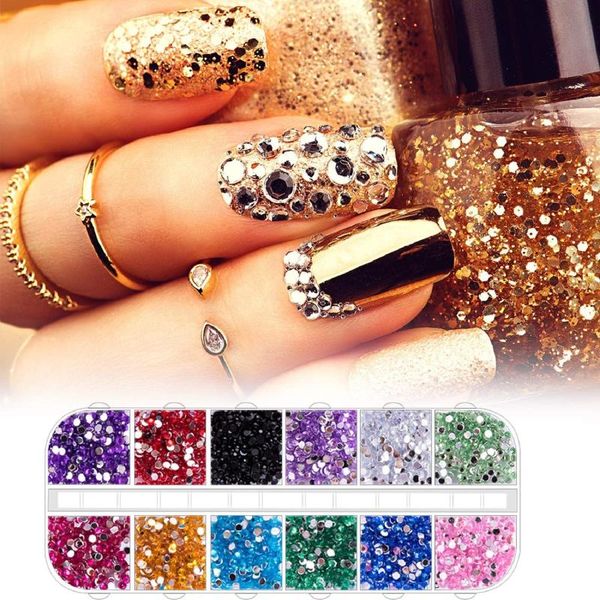 nail glitter 9 boxes nails set flakes rhinestones gems crystals sequins art decoration for acrylic manicure kit tools #40, Silver;gold
nail glitter 9 boxes nails set flakes rhinestones gems crystals sequins art decoration for acrylic manicure kit tools #40, Silver;gold