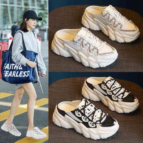bahongly sports half slippers female 2021 spring and summer lean lazy thick soled high heel less baotou daddy shoes
bahongly sports half slippers female 2021 spring and summer lean lazy thick soled high heel less baotou daddy shoes