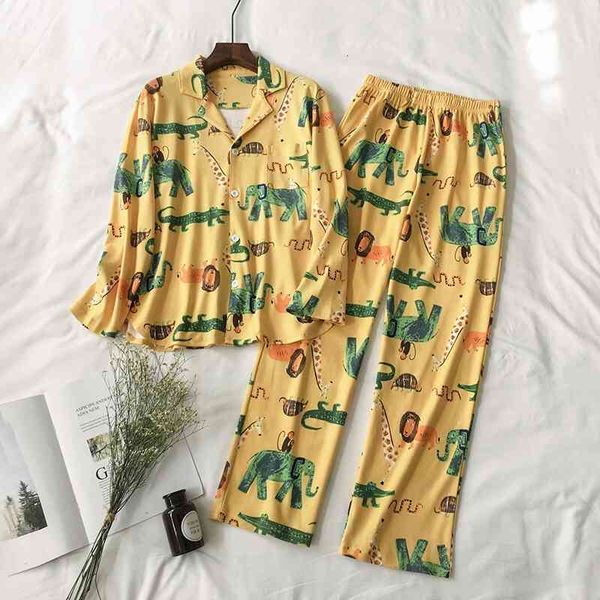 women's sleepwear new women pajamas sets 100% cotton nightwear spring autumn long sleeve pyjamasturn-down collar female pijamas el, Black;red
women's sleepwear new women pajamas sets 100% cotton nightwear spring autumn long sleeve pyjamasturn-down collar female pijamas el, Black;red