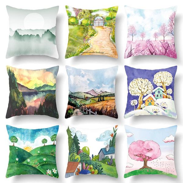 cushion/decorative pillow tree plant print plush cushion cover natural scenic pattern decorative sofa throw home decor square pillowcase
cushion/decorative pillow tree plant print plush cushion cover natural scenic pattern decorative sofa throw home decor square pillowcase
