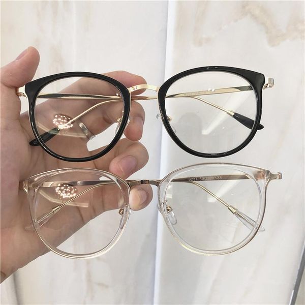 fashion sunglasses frames seemfly classic metal glasses frame men women transparent round eyeglass flat mirror eyewear optical spectacles, Black
fashion sunglasses frames seemfly classic metal glasses frame men women transparent round eyeglass flat mirror eyewear optical spectacles, Black