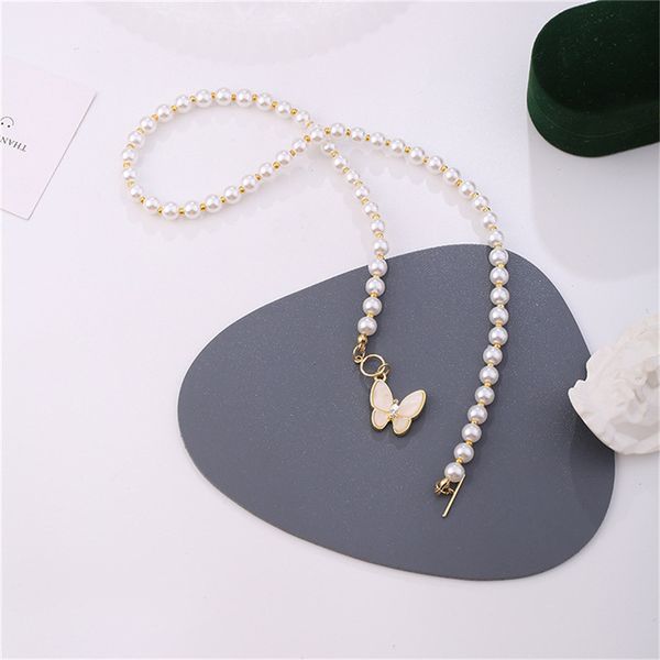 butterfly pendant french pearl necklace fashion party jewelry for elegant woman valentine's day gift, Silver
butterfly pendant french pearl necklace fashion party jewelry for elegant woman valentine's day gift, Silver