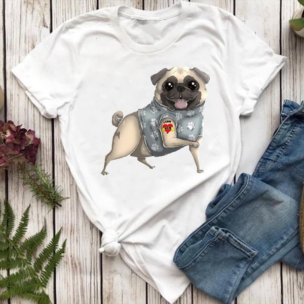 and women short sleeve 90s mens trend cute animal dog pet mom female ladies print graphic tee shirt, White;black
and women short sleeve 90s mens trend cute animal dog pet mom female ladies print graphic tee shirt, White;black