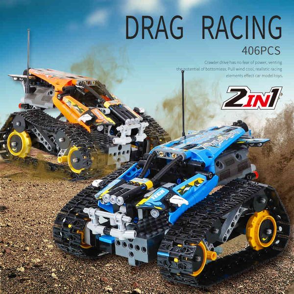 406pcs technic rc tracked stunt racer app remote control building blocks vehicle creator car bricks diy toys gifts for children 1008
406pcs technic rc tracked stunt racer app remote control building blocks vehicle creator car bricks diy toys gifts for children 1008