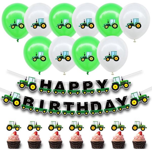 party decoration 1set of farm theme construction vehicle happy birthday banner truck excavator cake tractor baby age
party decoration 1set of farm theme construction vehicle happy birthday banner truck excavator cake tractor baby age