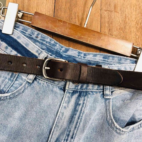 leather handmade shampoo layer cow leather men's and women's belt 3cm punching device, Black;brown
leather handmade shampoo layer cow leather men's and women's belt 3cm punching device, Black;brown