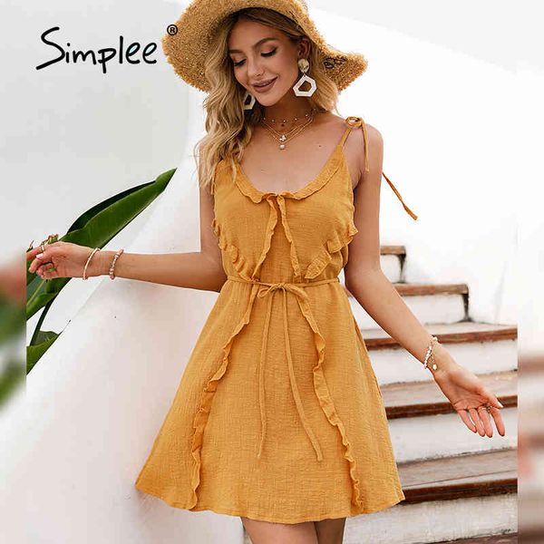 lace up holiday spaghetti straps women ruffled summer high waist knee lengh solid vintage lady dress 210414, Black;gray
lace up holiday spaghetti straps women ruffled summer high waist knee lengh solid vintage lady dress 210414, Black;gray