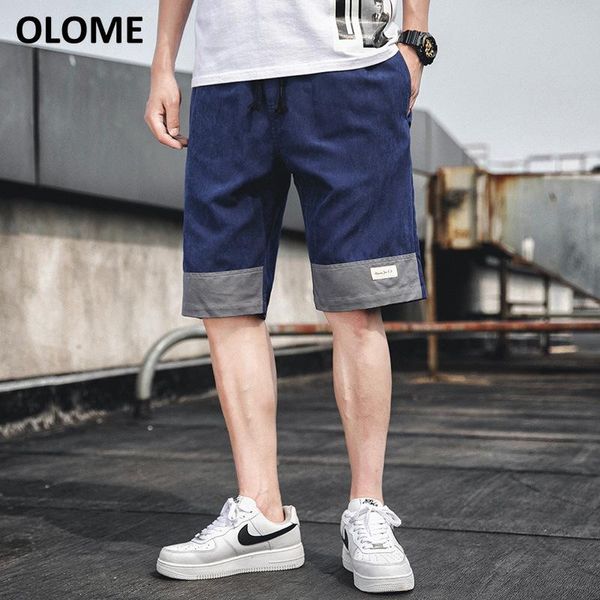 men's cropped pants summer fashion casual beach comfort stitching sports shorts wear, White;black
men's cropped pants summer fashion casual beach comfort stitching sports shorts wear, White;black