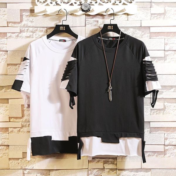 design summer t shirt men short-sleeve tee slim fit ribbons fashion style tshirt casual clothes, White;black
design summer t shirt men short-sleeve tee slim fit ribbons fashion style tshirt casual clothes, White;black