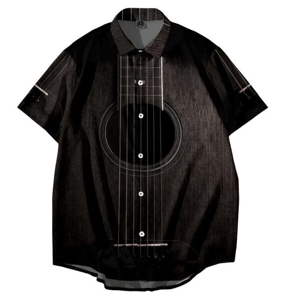 men's casual shirts 2021 men hawaiian button musical instruments printed guitar short-sleeve beach blouses camicias, White;black
men's casual shirts 2021 men hawaiian button musical instruments printed guitar short-sleeve beach blouses camicias, White;black