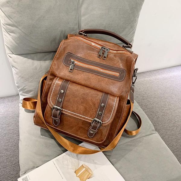 backpack style 2021 fashion women backpacks female vintage for girls school bag travel bagpack ladies back pack
backpack style 2021 fashion women backpacks female vintage for girls school bag travel bagpack ladies back pack