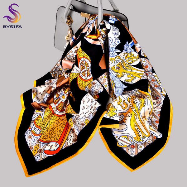 bysifa| brand black pure silk scarf hijab printed luxury black gold 100% natural silk square scarves 90*90cm fall winter scarf q0828, Blue;gray
bysifa| brand black pure silk scarf hijab printed luxury black gold 100% natural silk square scarves 90*90cm fall winter scarf q0828, Blue;gray