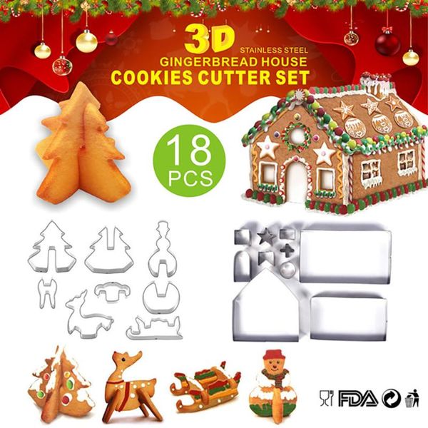 baking moulds xmas gingerbread house cookie cutter set 18pcs stainless steel biscuit mold 2
baking moulds xmas gingerbread house cookie cutter set 18pcs stainless steel biscuit mold 2