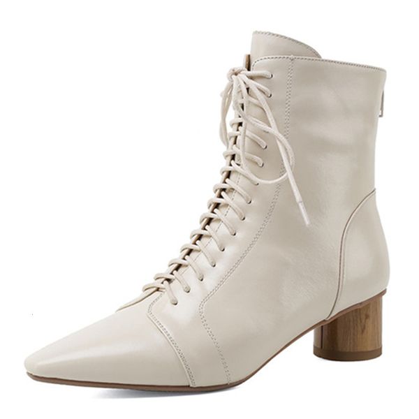asumer boots come women genuine leather pointed toe lace up to autumn shoes party ladies, Black
asumer boots come women genuine leather pointed toe lace up to autumn shoes party ladies, Black