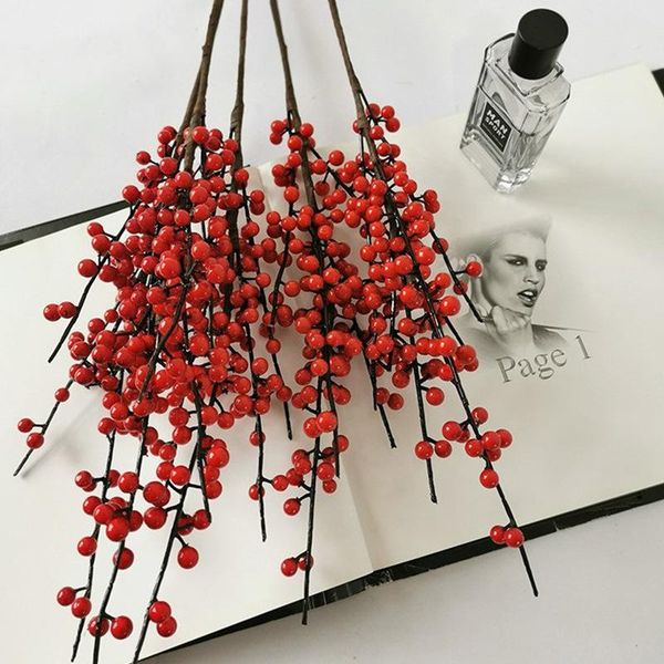 decorative flowers & wreaths 73cm artificial red berry holly fruit single branch flower arrangement decoration fortune
decorative flowers & wreaths 73cm artificial red berry holly fruit single branch flower arrangement decoration fortune