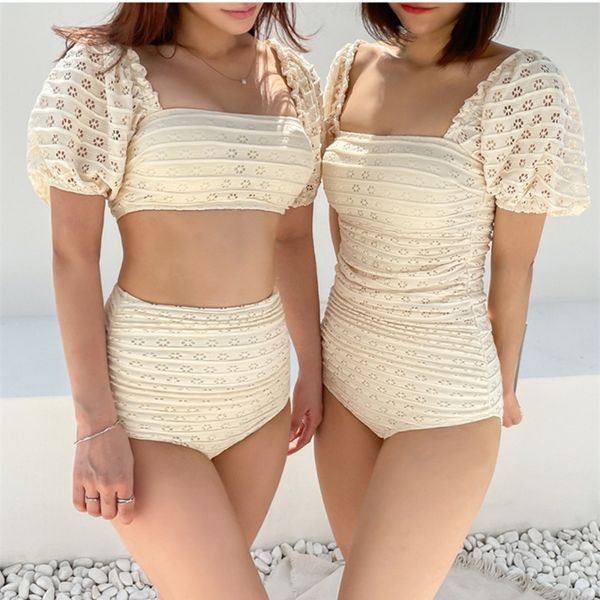 2021 south korean beautiful back high waist covering belly thin fashion pattern solid color bathing spring swimsuit, Red;black
2021 south korean beautiful back high waist covering belly thin fashion pattern solid color bathing spring swimsuit, Red;black