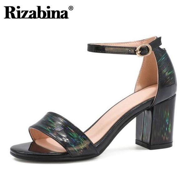 rizabina size 32-43 women high heel sandals ankle strap thick woman summer shoes fashion party wedding footwear, Black
rizabina size 32-43 women high heel sandals ankle strap thick woman summer shoes fashion party wedding footwear, Black