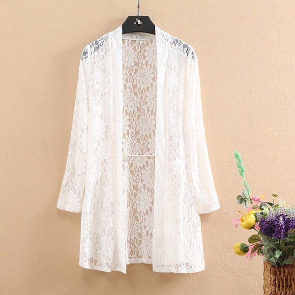 women's jackets lace cardigan women fashion plus size coats summer anti-uv long sleeve coat female elegant slim jacket womens, Black;brown
women's jackets lace cardigan women fashion plus size coats summer anti-uv long sleeve coat female elegant slim jacket womens, Black;brown