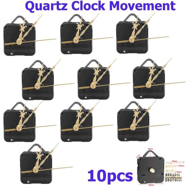 wall clocks 2/5/10pcs gold quartz movement mechanism silent clock motor kit with digital card hand 1.5 v for tide
wall clocks 2/5/10pcs gold quartz movement mechanism silent clock motor kit with digital card hand 1.5 v for tide