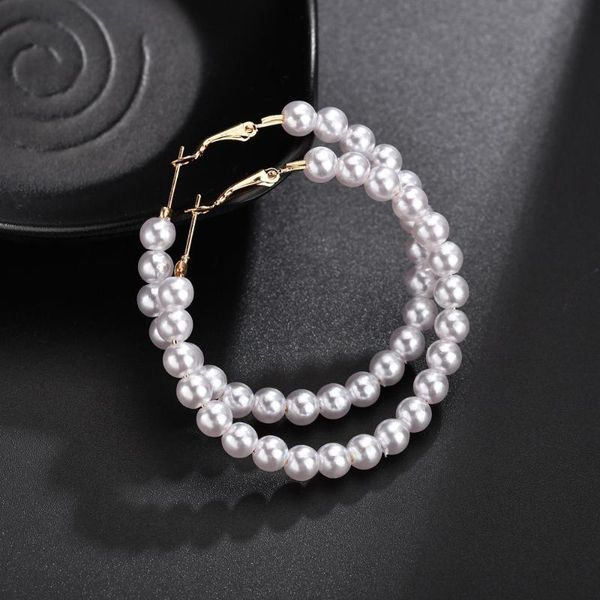fashion pearl earrings personality metal geometry big round simulated drop for woman dangle & chandelier, Silver
fashion pearl earrings personality metal geometry big round simulated drop for woman dangle & chandelier, Silver