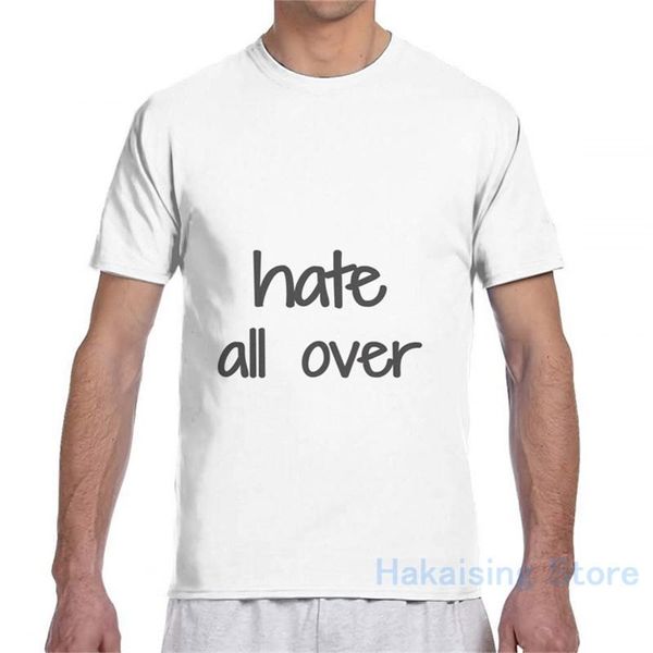 men's t-shirts hate all over funny gift idea men t-shirt women print fashion girl t shirt boy tees short sleeve tshirts, White;black
men's t-shirts hate all over funny gift idea men t-shirt women print fashion girl t shirt boy tees short sleeve tshirts, White;black