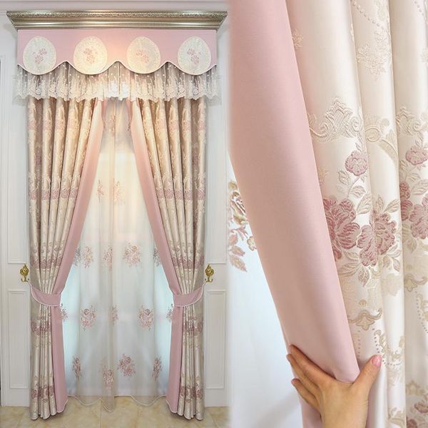 princess atmosphere luxury european curtain living room bedroom finished warm shade girl pink cloth & drapes
princess atmosphere luxury european curtain living room bedroom finished warm shade girl pink cloth & drapes