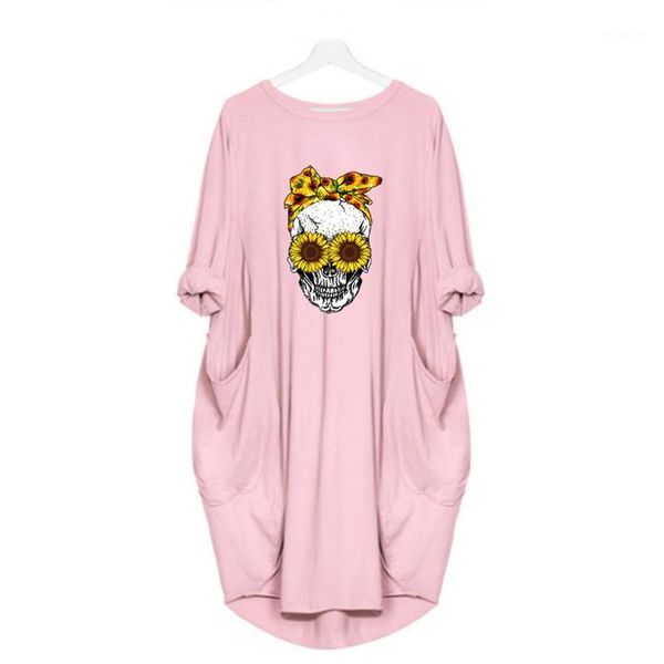 plus size women midi dresses sunflower&skull print long sleeve o neck pocket autumn loose vintage vestidos robe femme streetwear casual, Black;gray
plus size women midi dresses sunflower&skull print long sleeve o neck pocket autumn loose vintage vestidos robe femme streetwear casual, Black;gray